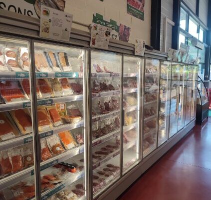 Rayon frais poissons viandes Terres Lyonnaises Saint-André-de-Corcy