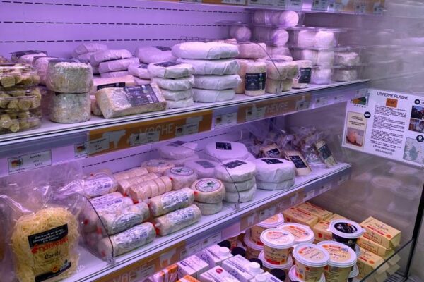Rayons fromages Terres Lyonnaises Bugeaud