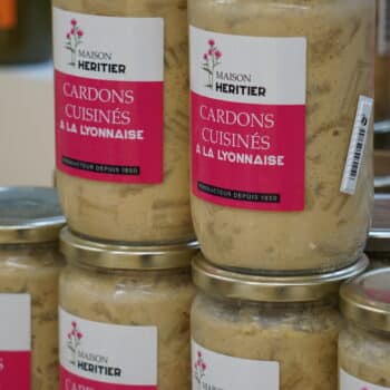 Cardons cuisinés à l lyonnaise