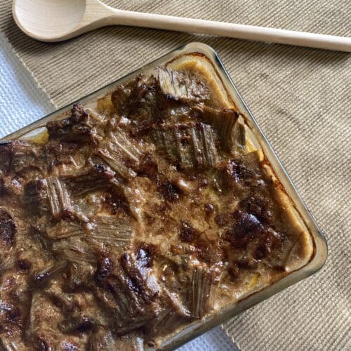 Gratin de cardon Noël